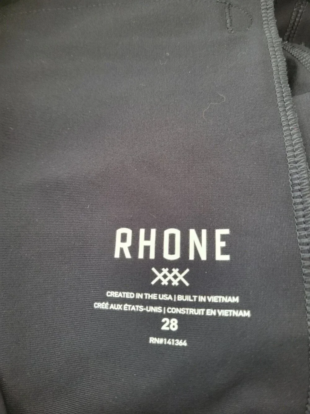 Rhone Mens Chino Commuter Classic pants Size 28 Stretch Straight fit Travel